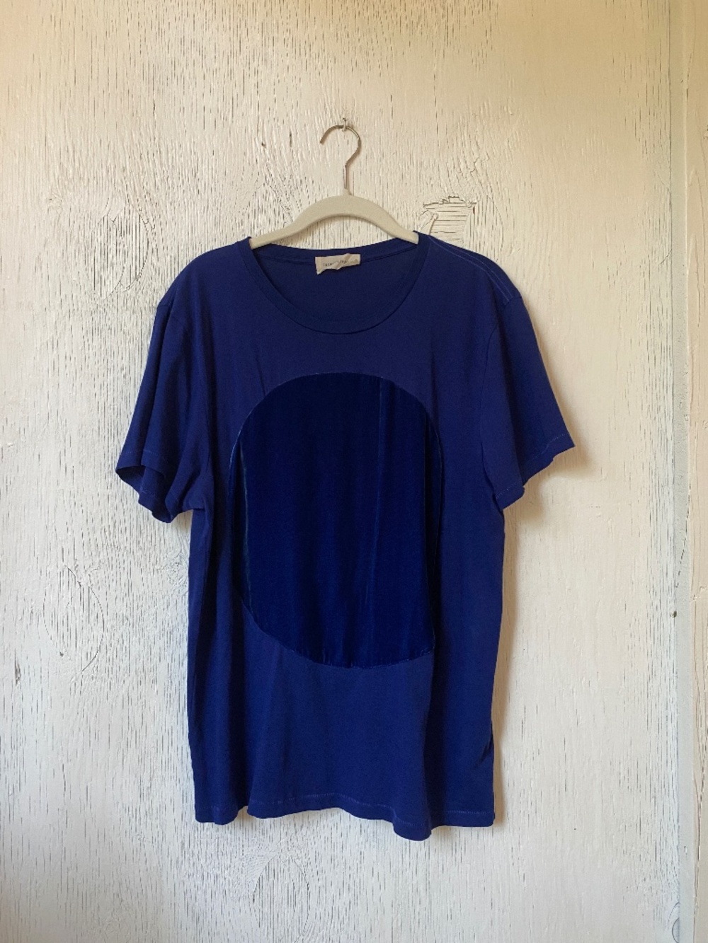 Correll Correll velvet circle tee blue M